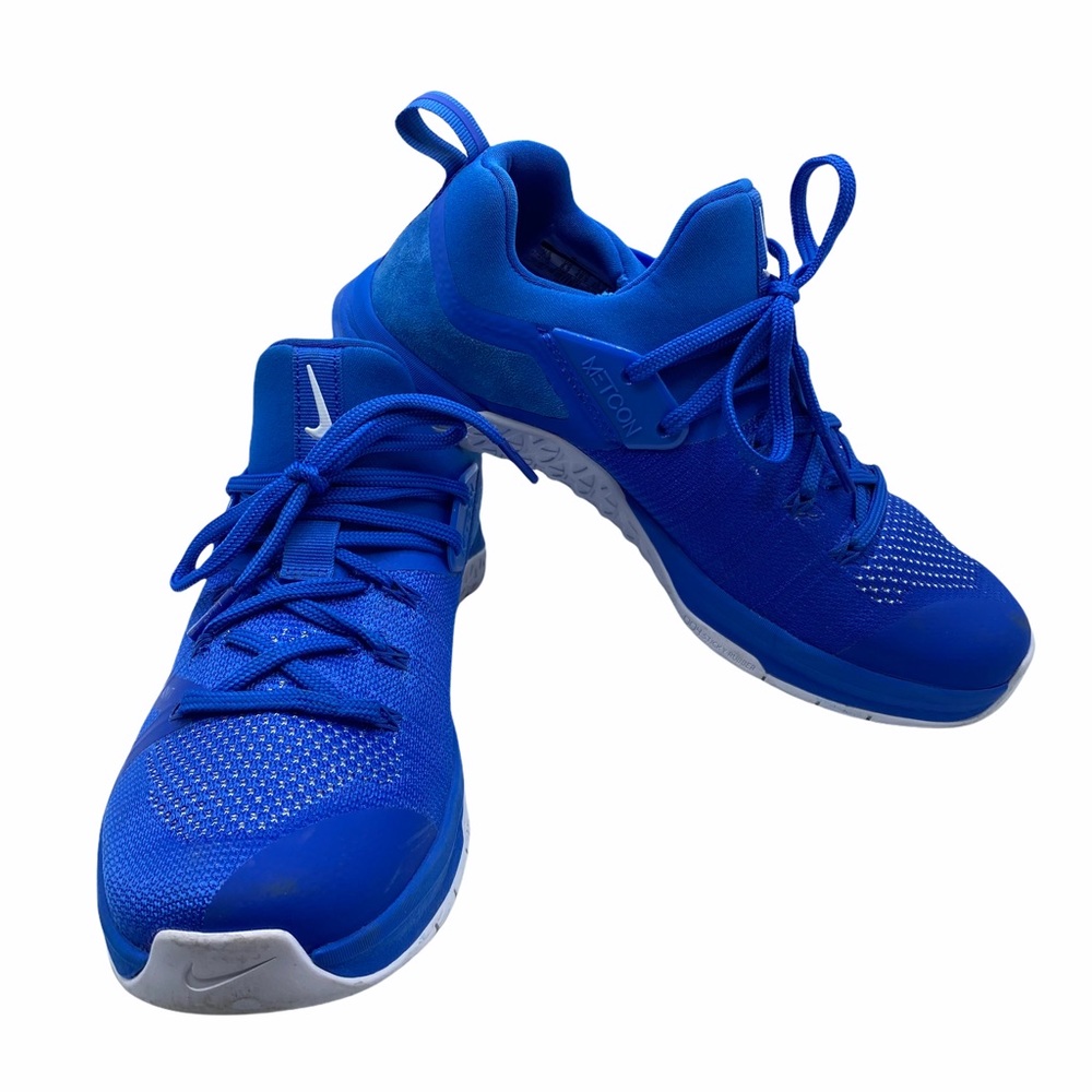 Nike Metcon Blue Athletic Running Shoes with Breathable Mesh